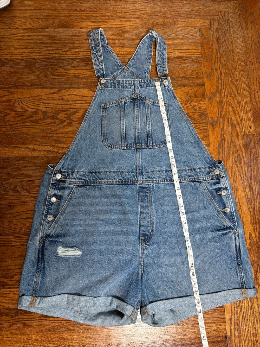 Old Navy Denim Short Overalls - XL